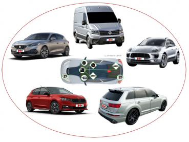 Parameterdatei für Einparkhilfe in Fahrzeugen der Volkswagen AG